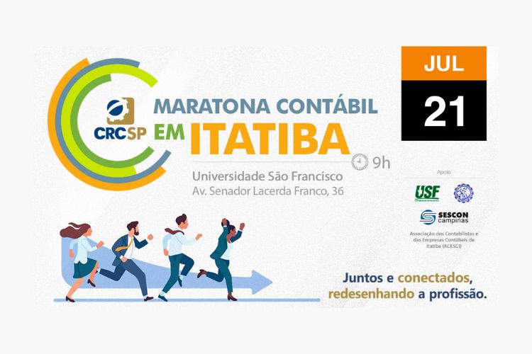Maratona Contábil trará um dia repleto de atividades para Itatiba
